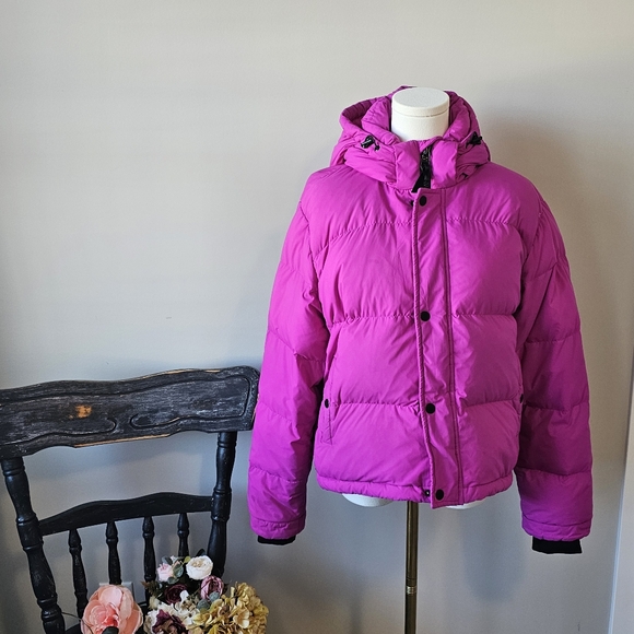 TNA Jackets & Blazers - TNA Aritiza Super Puff Goose Down Pink Purple Winter Jacket Size M
